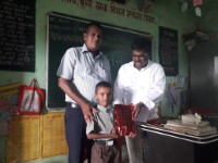 School stationery distribution Takechiwadi